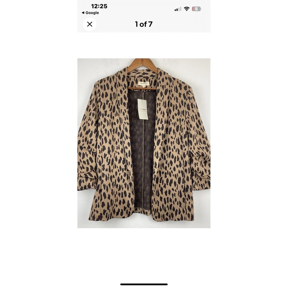 leopard print Jacket Size‎ Small